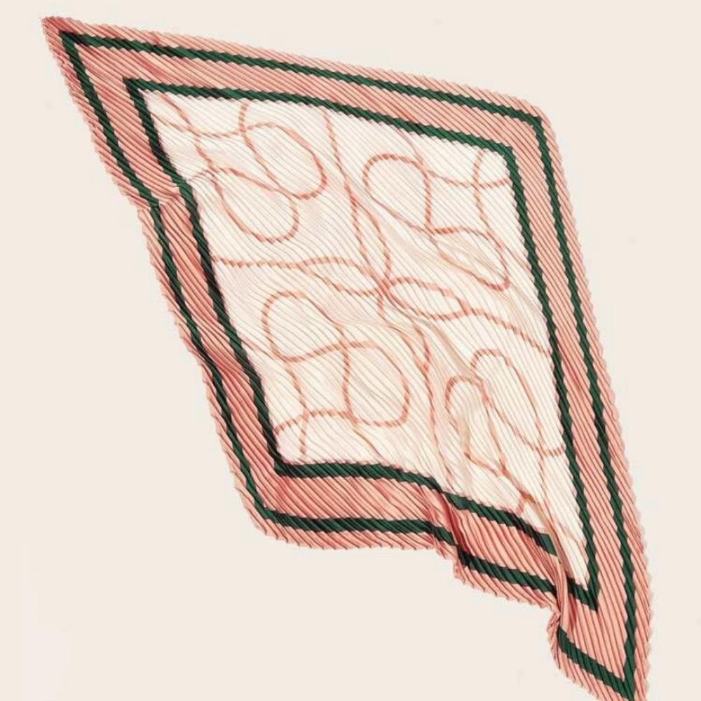 Scarf Pink and Green